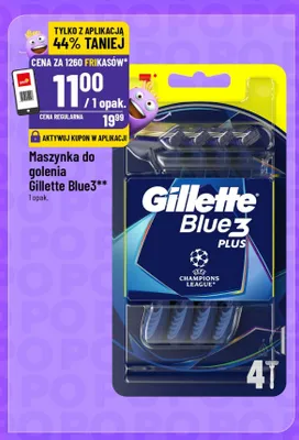 Maszynka do golenia Gillette Blue3 Plus promocja w POLOmarket