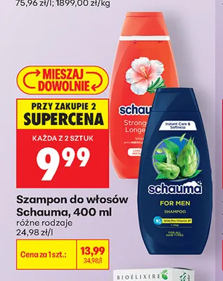 Szampon do włosów Schauma promocja w Biedronka