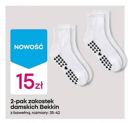 2-pak zakostek damskich Bekkin promocja w Pepco