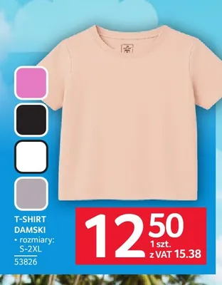 T-shirt damski promocja w Selgros
