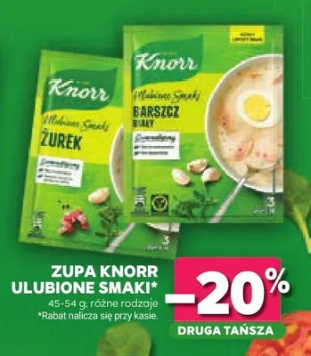 Zupa Knorr Barszcz biały promocja w Stokrotka