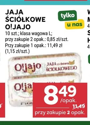 Jajka kurze ściółkowe O!Jajo promocja w Stokrotka