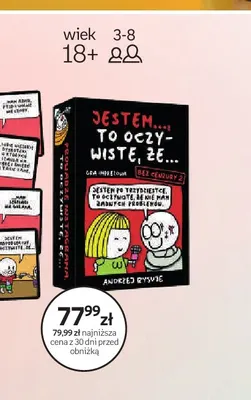 Gra imprezowa Jestem... to oczywiste, że... Bez cenzury 2 Andrzej Rysuje promocja w Empik