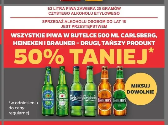 Piwo Brauner promocja w Netto