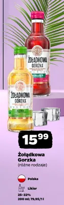 Likier Żołądkowa Gorzka Rześka promocja w Netto