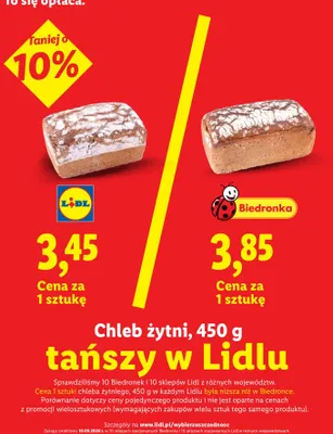 Chleb żytni promocja w Lidl