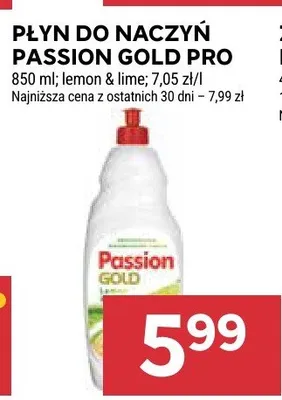 Płyn do naczyń Passion Gold Pro promocja w Stokrotka