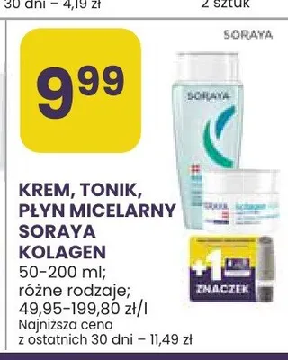 Płyn micelarny Soraya Kolagen promocja w Stokrotka