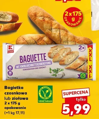 Bagietka K-Classic promocja w Kaufland