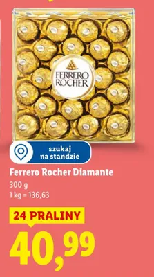 Praliny Ferrero Rocher Diamante 24 pralin promocja w Lidl
