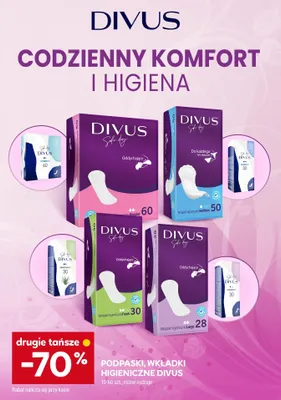 Wkładki higieniczne oddychające Regular promocja w Stokrotka