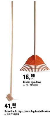 Szczotka do czyszczenia fug kostki brukowej promocja w OBI