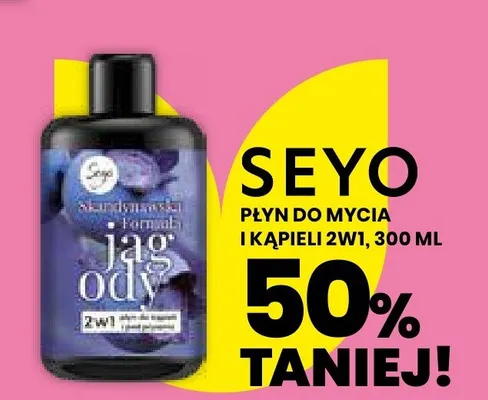 Płyn do mycia i kąpieli 2w1 Seyo Skandynawska Formuła Jagody promocja w Drogerie Natura