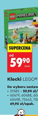 Klocki 21191 Lego minecraft promocja w Biedronka
