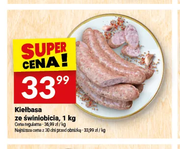 Kiełbasa ze świniobicia promocja w Twój Market