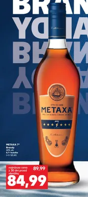 Brandy Metaxa 7* promocja w Kaufland