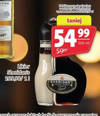 Likier Sheridan's Coffee Layered Liqueur promocja w Prim Market