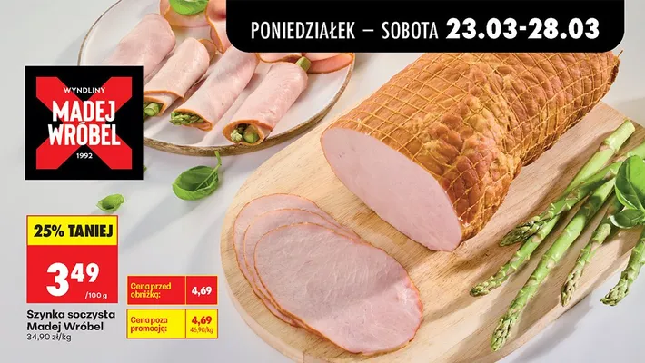 Szynka soczysta promocja w Biedronka