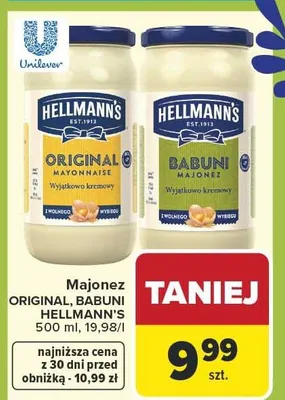 Majonez Original promocja w Carrefour