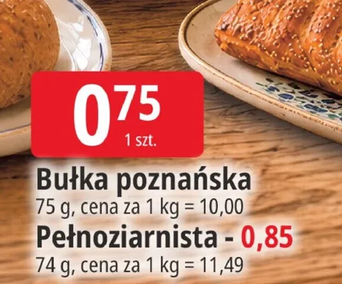 Bułka poznańska promocja w Leclerc