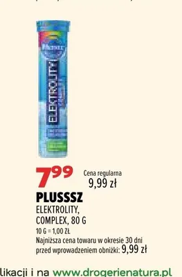 Elektrolity Plusssz Complex promocja w Drogerie Natura