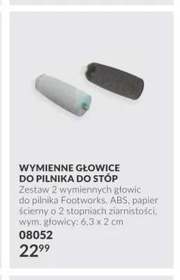 Wymienne głowice do pilnika do stóp Footworks promocja w AVON