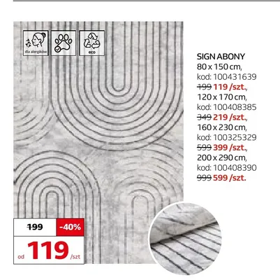 Dywan Sign Abony 80x150 cm promocja w Komfort