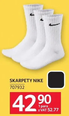 Skarpety Nike promocja w Selgros