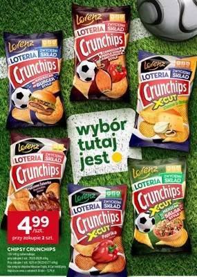 Chipsy Crunchips Pieczone Żeberka promocja w Stokrotka