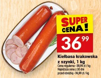 Kiełbasa krakowska z szynki promocja w Twój Market