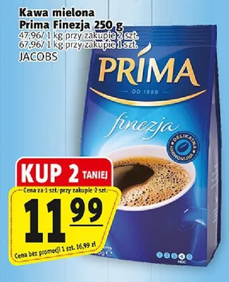 Kawa mielona Finezja promocja w Prim Market