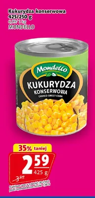 Kukurydza konserwowa Mondello promocja w Prim Market