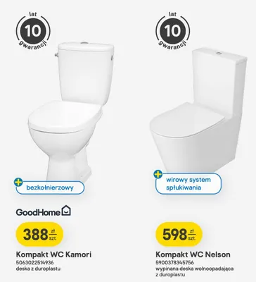 Kompakt WC Nelson promocja w Castorama