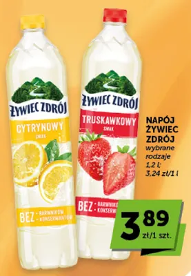 Napój Żywiec Zdrój cytrynowy promocja w Groszek