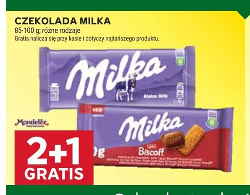 Czekolada Milka promocja w Stokrotka