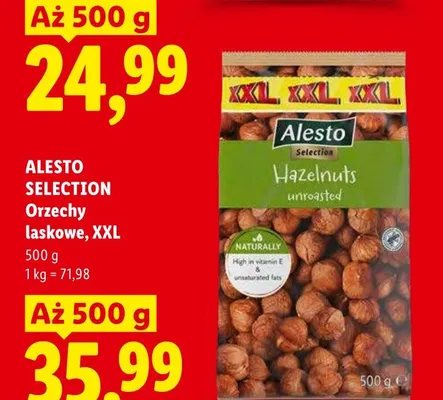 Orzechy laskowe Alesto Selection XXL promocja w Lidl