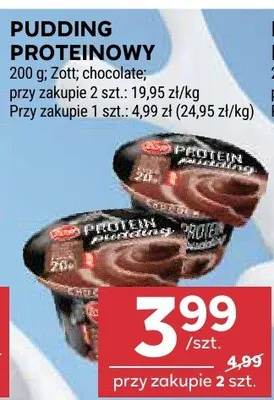 Pudding proteinowy promocja w Stokrotka