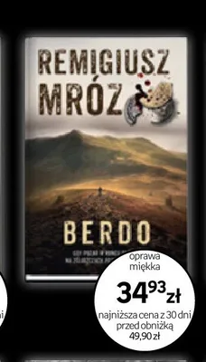 Książka Remigiusz Mróz Berdo oprawa miękka promocja w Empik