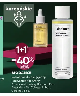 Kosmetyki do pielęgnacji i oczyszczania twarzy Biodance promocja w Super-Pharm