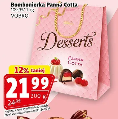 Bombonierka Pannà Cotta Desserts promocja w Prim Market