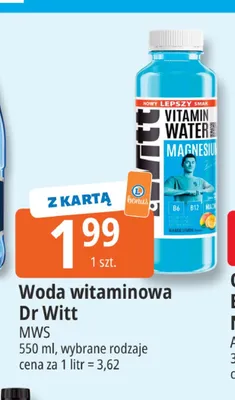 Woda witaminowa Dr Witt promocja w Leclerc