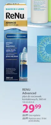 Płyn do soczewek kontaktowych Advanced promocja w Hebe