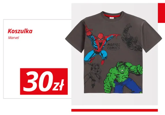 Koszulka dziecięca Marvel promocja w KiK