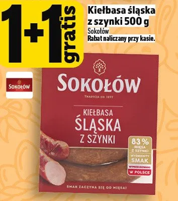 Kiełbasa śląska z szynki promocja w TOPAZ