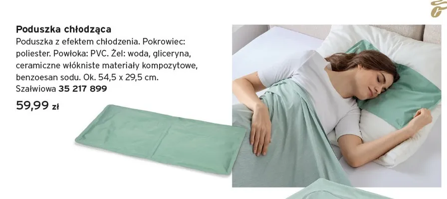 Poduszka chłodząca promocja w Tchibo