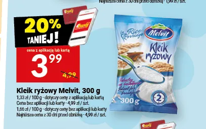 Kleik ryżowy Melvit promocja w Twój Market