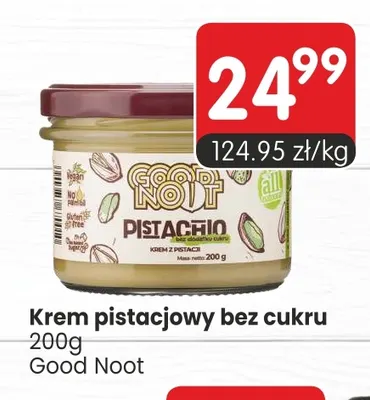 Krem pistacjowy bez cukru Good Noot promocja w Market Point