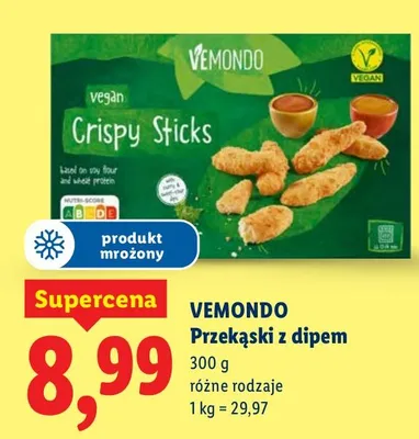 Przekąski z dipem promocja w Lidl