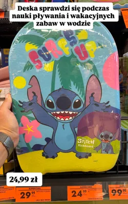 Deska do pływania z licencją Disney Stitch promocja w Biedronka