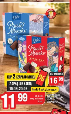 Ptasie Mleczko E.Wedel promocja w Chorten